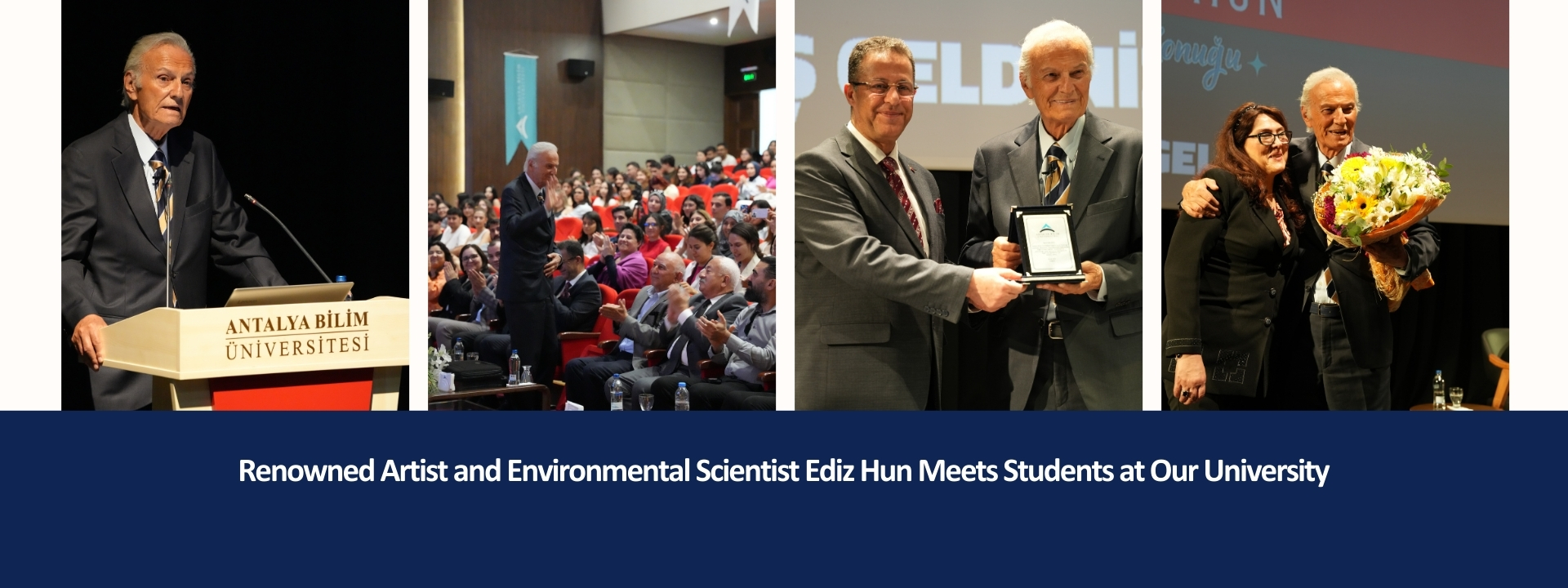 Renowned Artist And Environmental Scientist Ediz Hun Meets Students At Our University