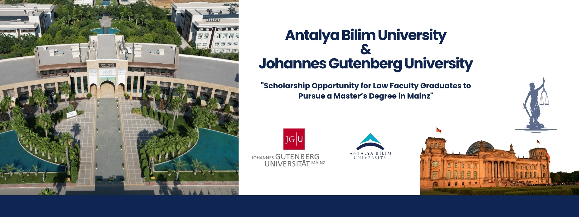 Antalya Bilim University Offers An Exciting Opportunity For Law Graduates Scholarship For Master S Studies At Johannes Gutenberg University In Mainz Germany
