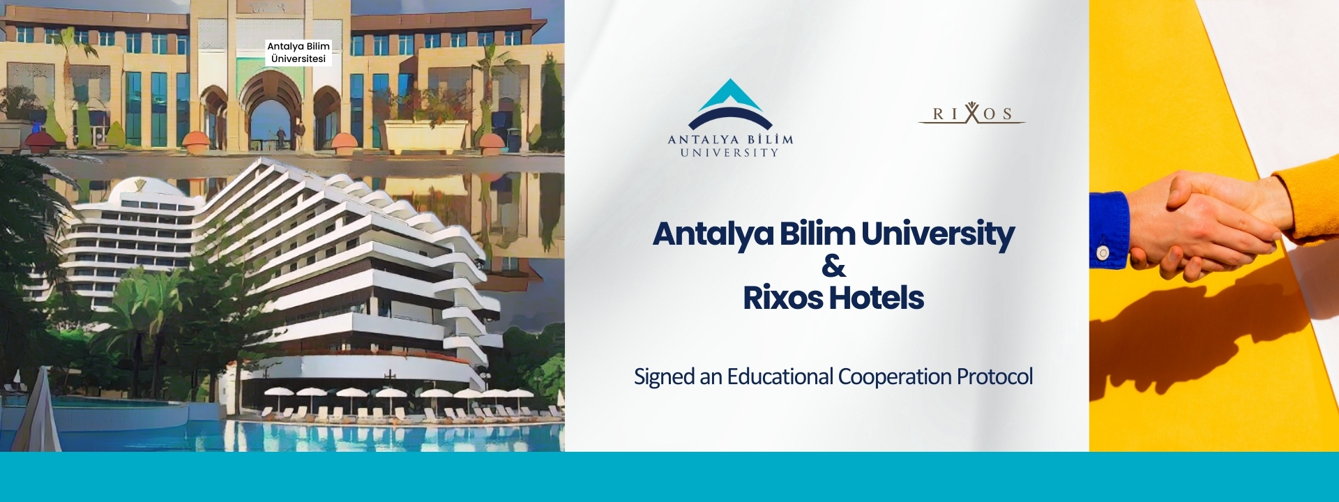 The Educational Cooperation Protocol Between Rixos Hotels And Antalya Bilim University