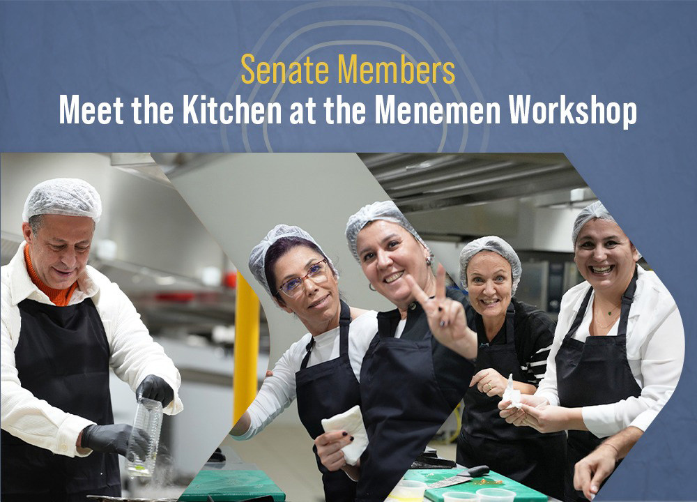 Senate Members Meet The Kitchen At The Menemen Workshop