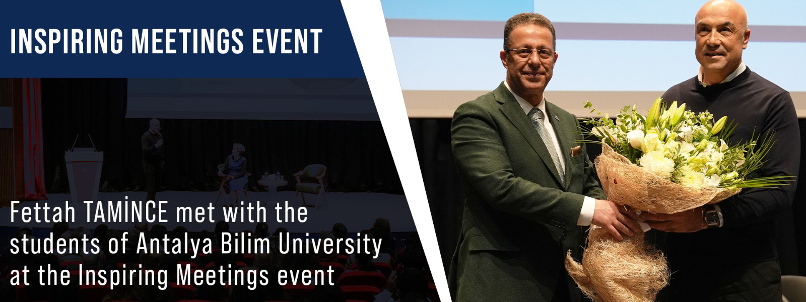 Fettah Tamince Met With The Students Of Antalya Bilim University At The Inspiring Meetings Event