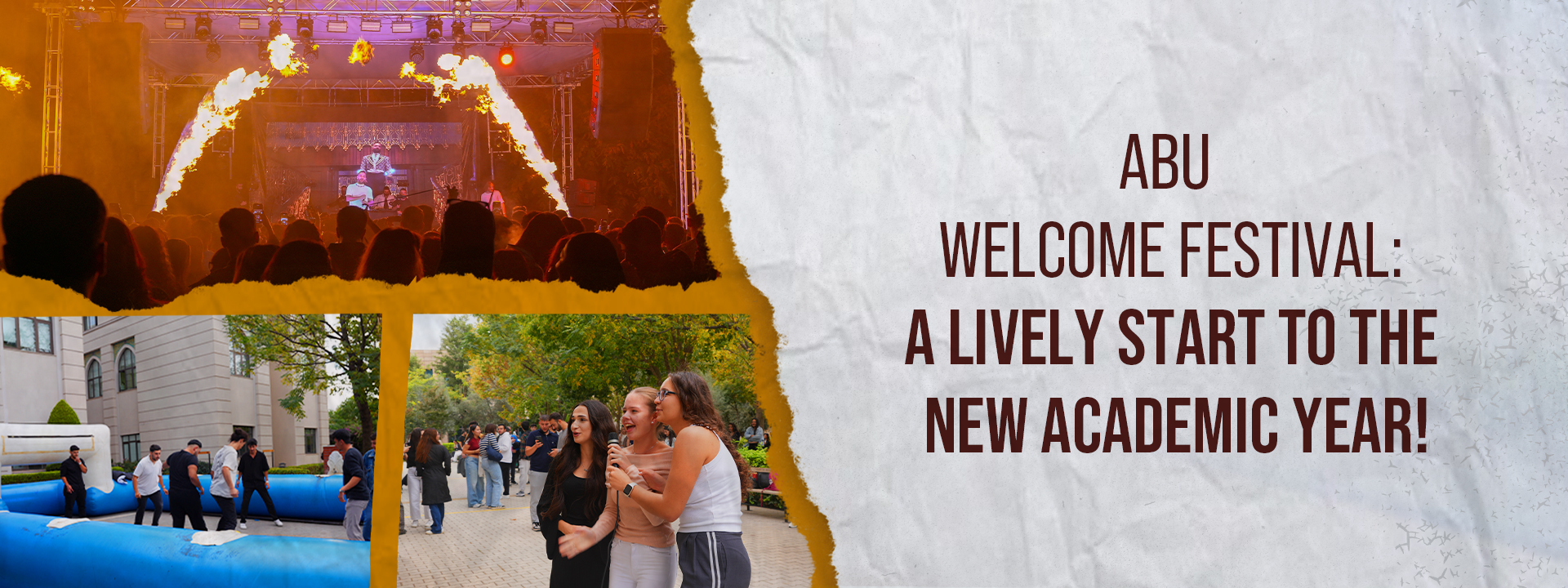 Abu Welcome Festival A Lively Start To The New Academic Year