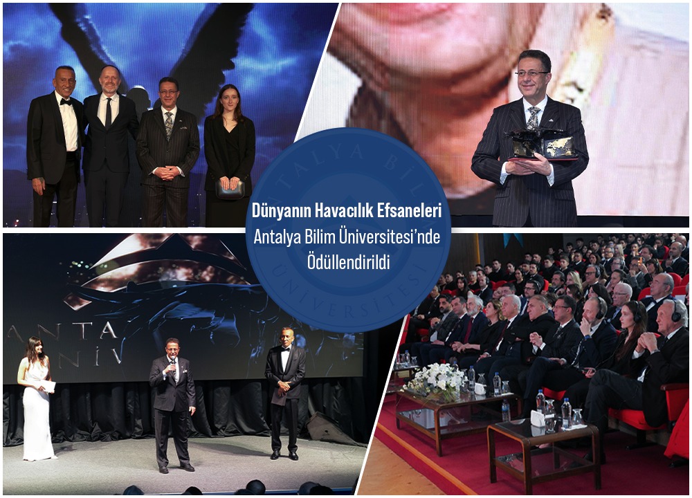 Dunyanin Havacilik Efsaneleri Antalya Bilim Universitesi Nde Odullendirildi