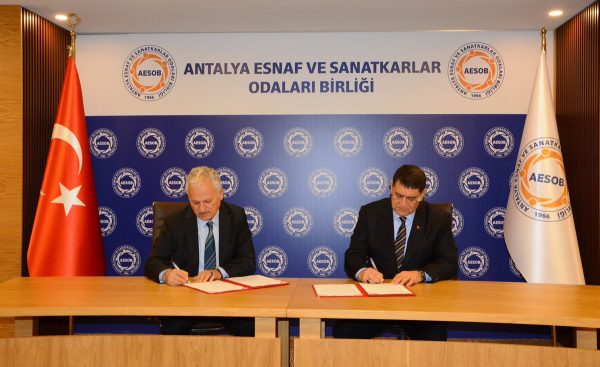 Antalya Bilim Üniversitesi ve AEOSB Arasında İşbirliği Protokolü