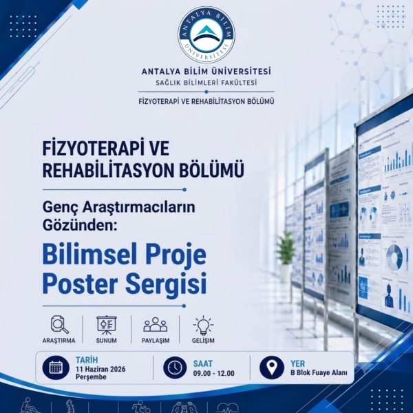 Fizyoterapi ve Rehabilitasyon Bölümü : Genç Araştırmacıların Gözünden : Bilimsel Proje Poster Sergisi
