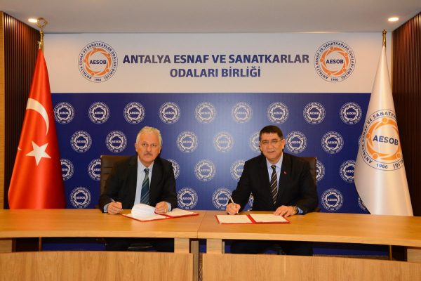 Antalya Bilim Üniversitesi ve AEOSB Arasında İşbirliği Protokolü