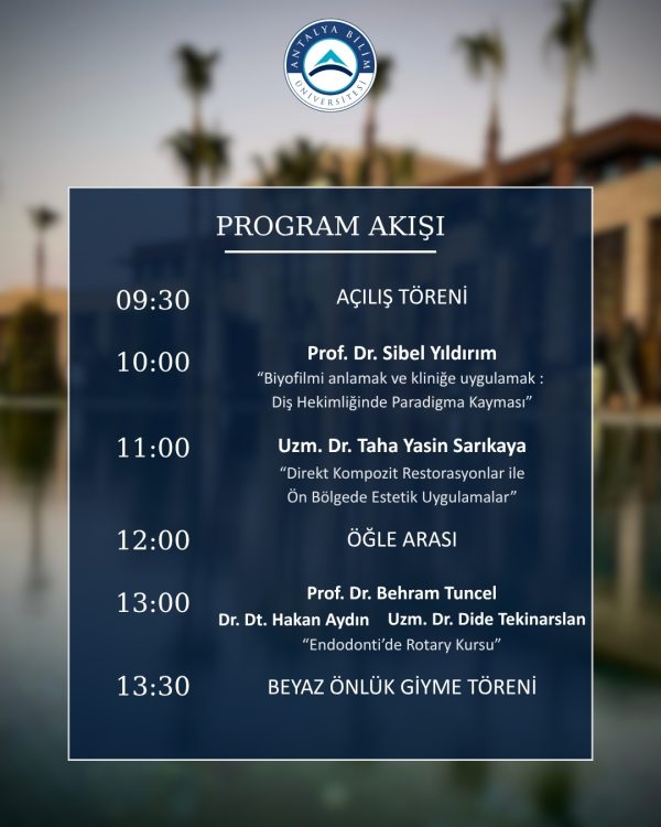 III. Bilim Buluşması – Öğrenci Sempozyumu & Beyaz Önlük Giyme Töreni