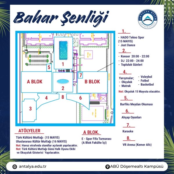 15 - 16 Mayıs Bahar Şenliği Başlıyor
