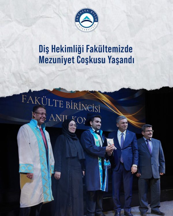 Diş Hekimliği Fakültemizde Mezuniyet Coşkusu Yaşandı