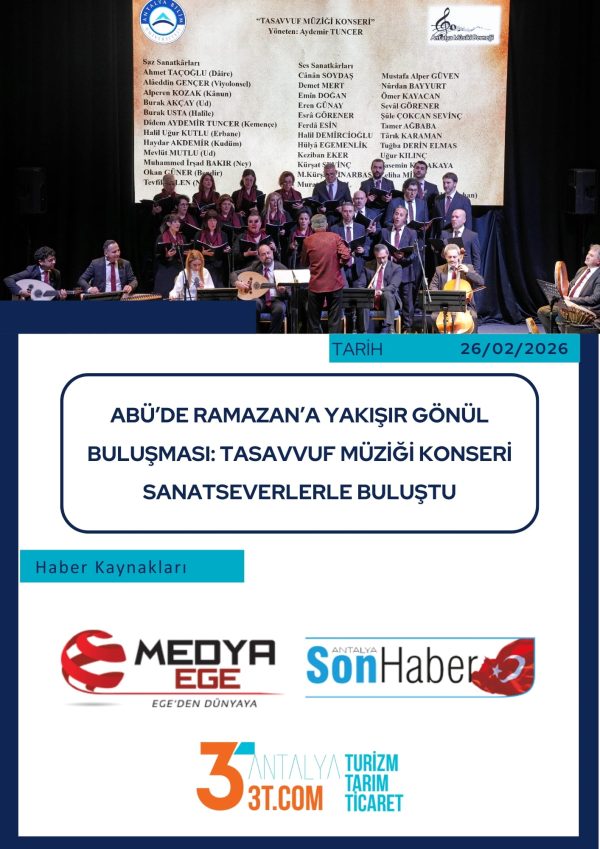ABÜ’de Ramazan’a Yakışır Gönül Buluşması: Tasavvuf Müziği Konseri Sanatseverlerle Buluştu