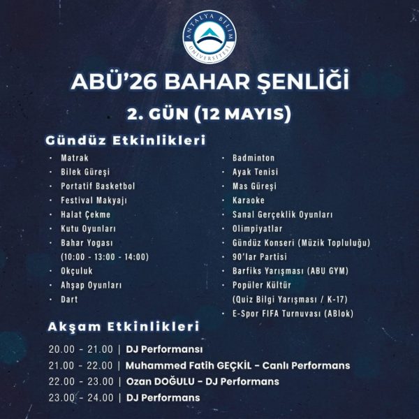 ABÜ'26 Bahar Şenliği