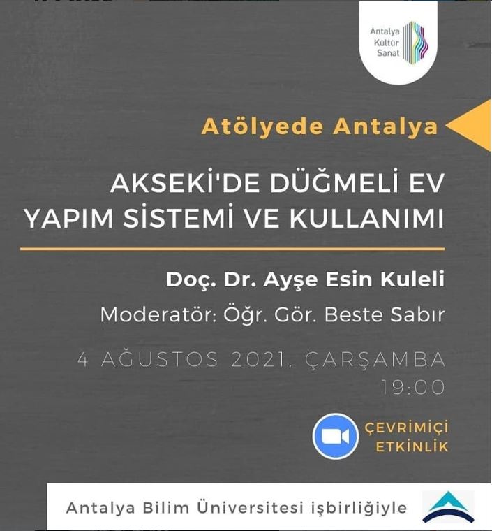 Akseki'de Düğmeli Ev Yapım Sistemi ve Kullanımı (04.08.2021)