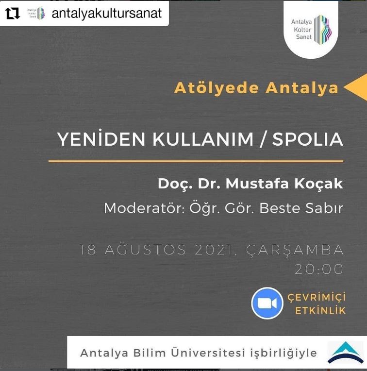 Yeniden Kullanım /Spolia (18.08.2021)
