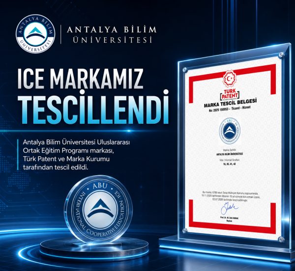 Uluslararası Ortak Eğitim Programımızın Markası Tescillendi