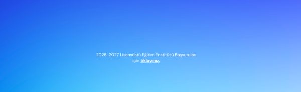 Lisasansüstü Eğitim Enstitüsü Programlarına Başvurular Başlıyor!
