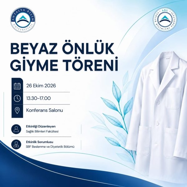 Sağlık Bilimleri Fakültesi Beyaz Önlük Giyme Töreni